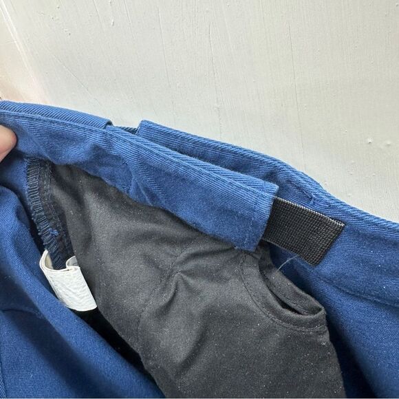 L.L. Bean Classic Fit navy pants slacks with adjustable elastic waist women's 12 - Picture 6 of 9